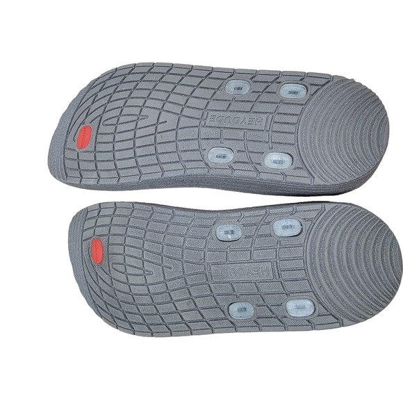 Hey Dude Mens Milo Flip Flops Sandals Comfort Slides Shoe Thong Gray Size 9 - Picture 4 of 5